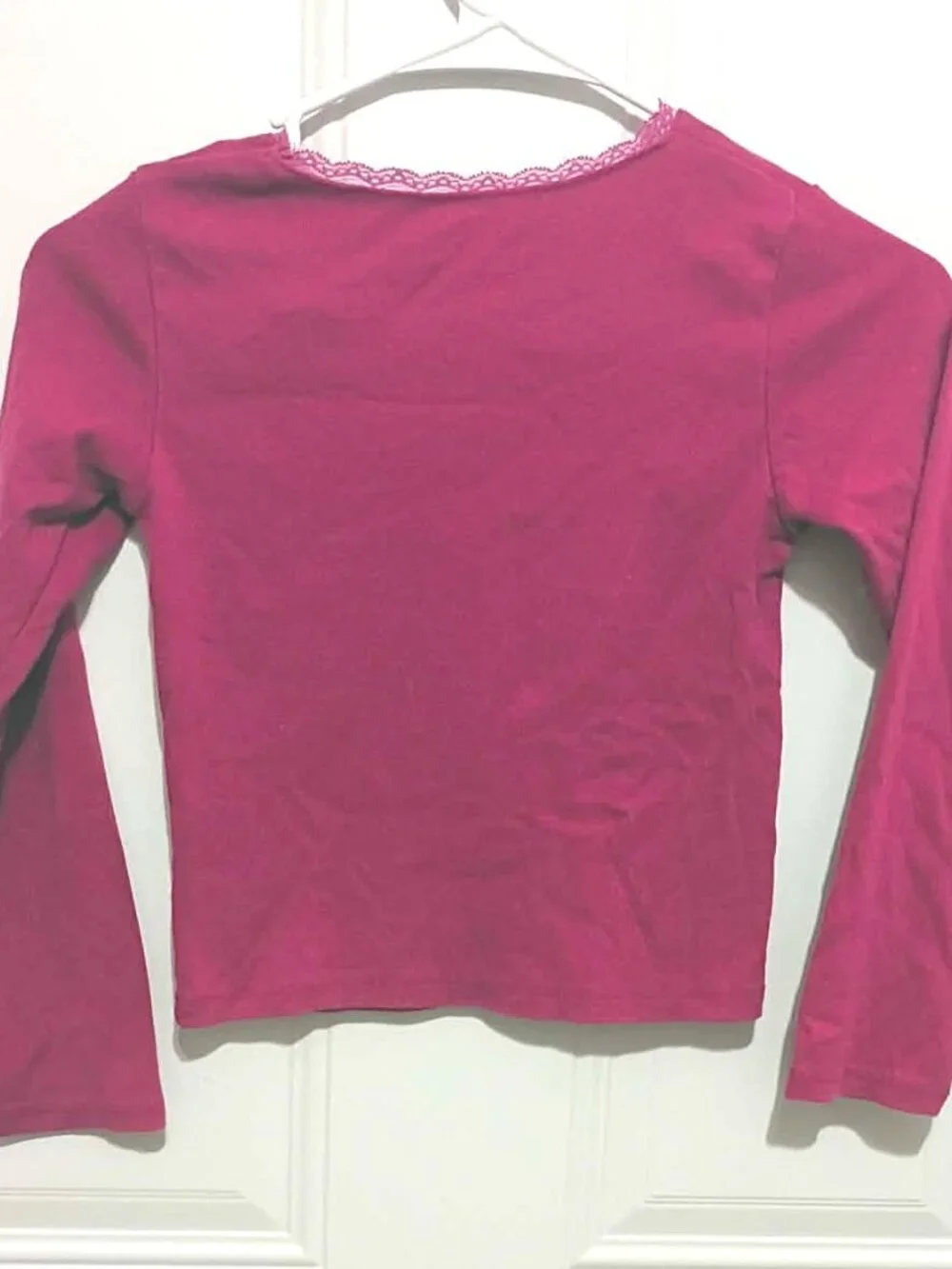Stitch and Angel Cocoa Weather Girls Long Sleeved shirt size 7/8